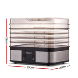 Food Dehydrators: Devanti 5 Trays Food Dehydrator