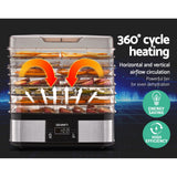 Food Dehydrators: Devanti 5 Trays Food Dehydrator