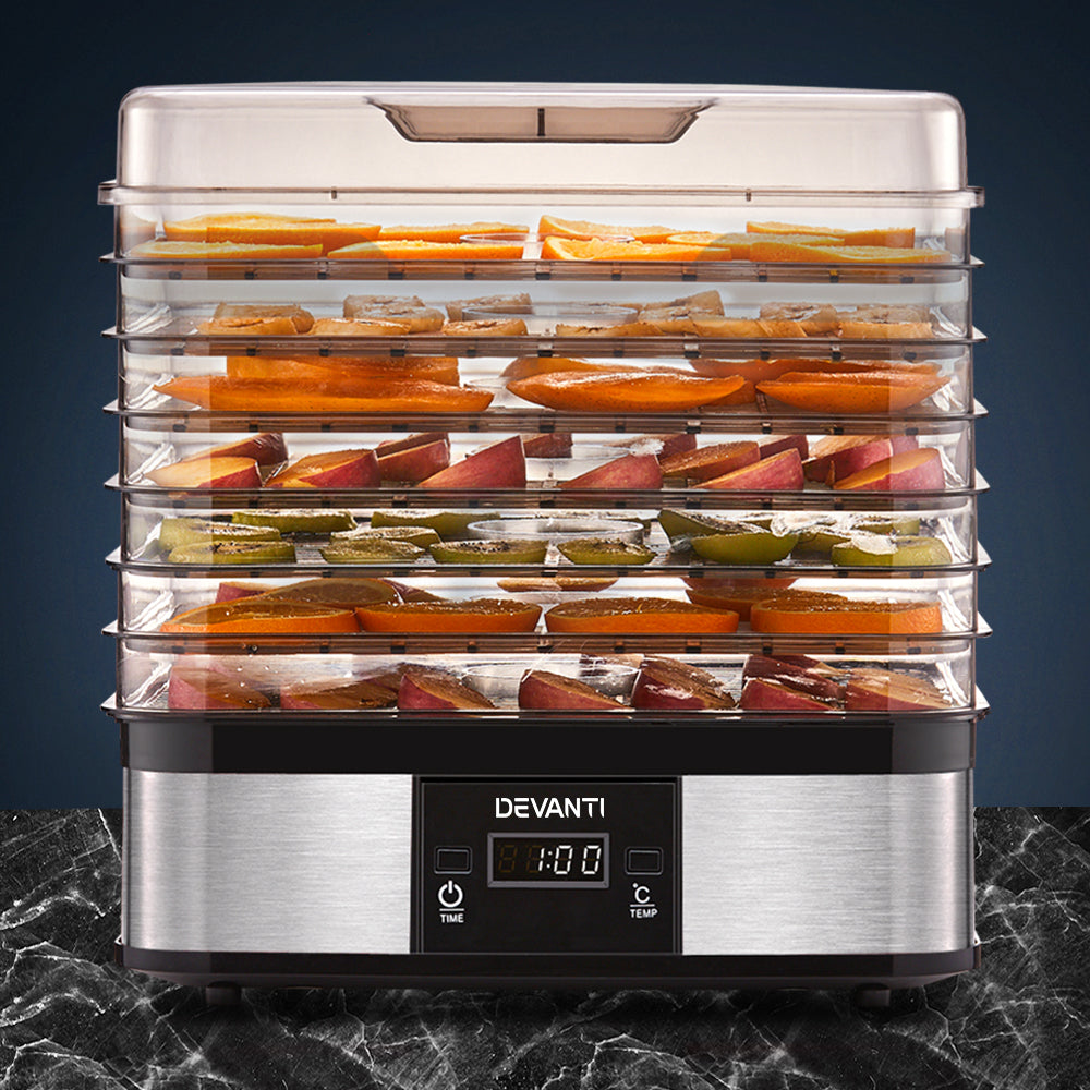 Food Dehydrators: Devanti 7 Trays Food Dehydrator