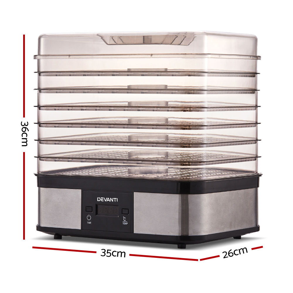Food Dehydrators: Devanti 7 Trays Food Dehydrator