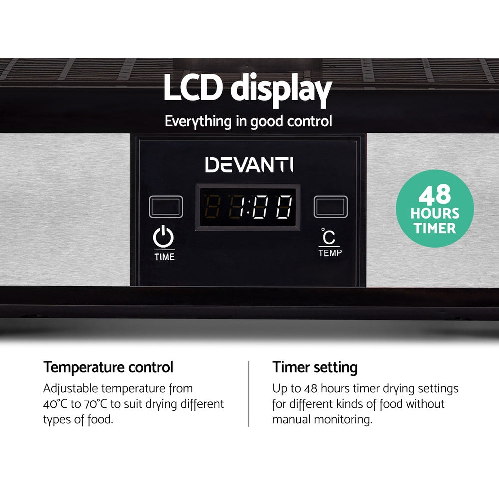 Food Dehydrators: Devanti 7 Trays Food Dehydrator