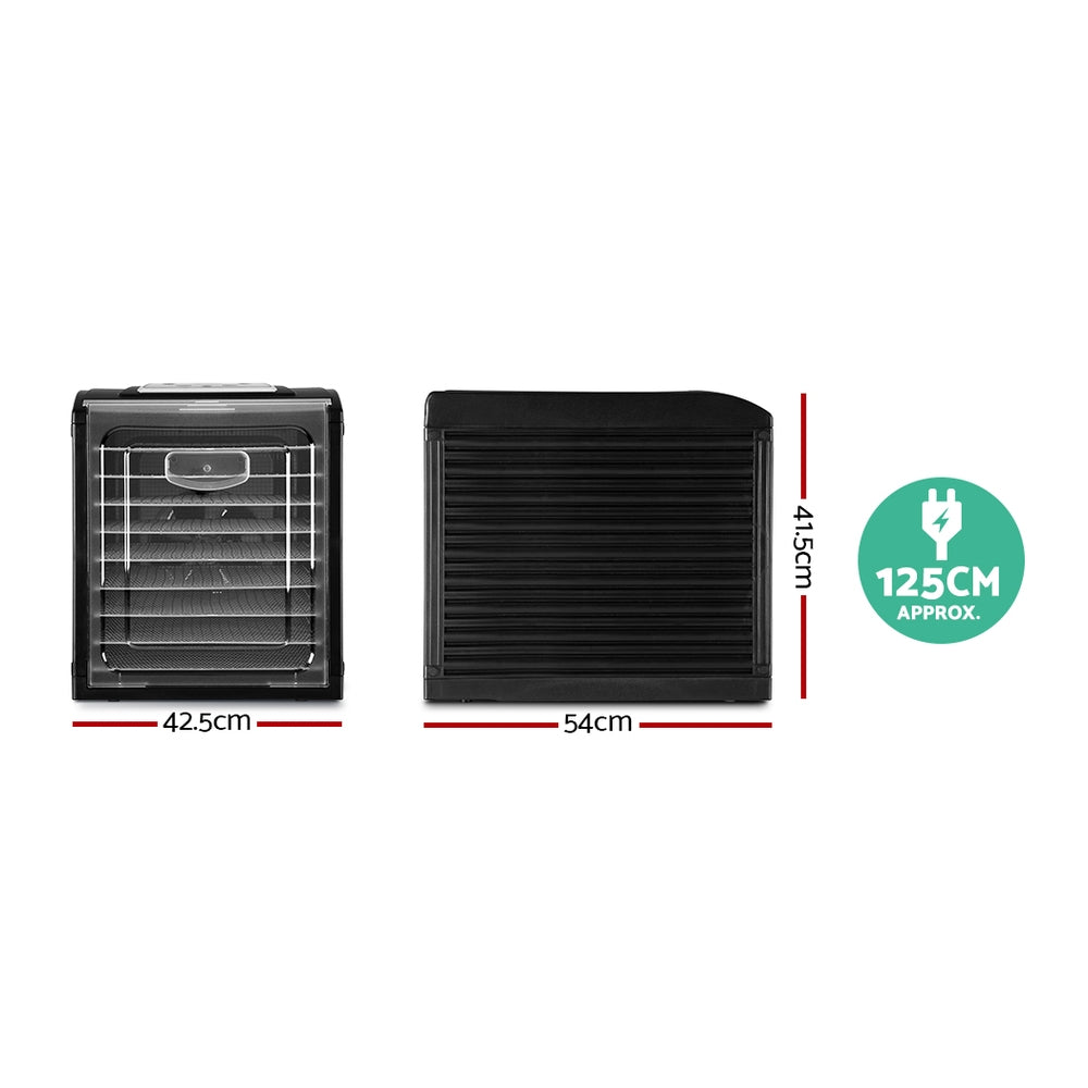 Food Dehydrators: Devanti 9 Trays Food Dehydrator Stainless Steel Tray