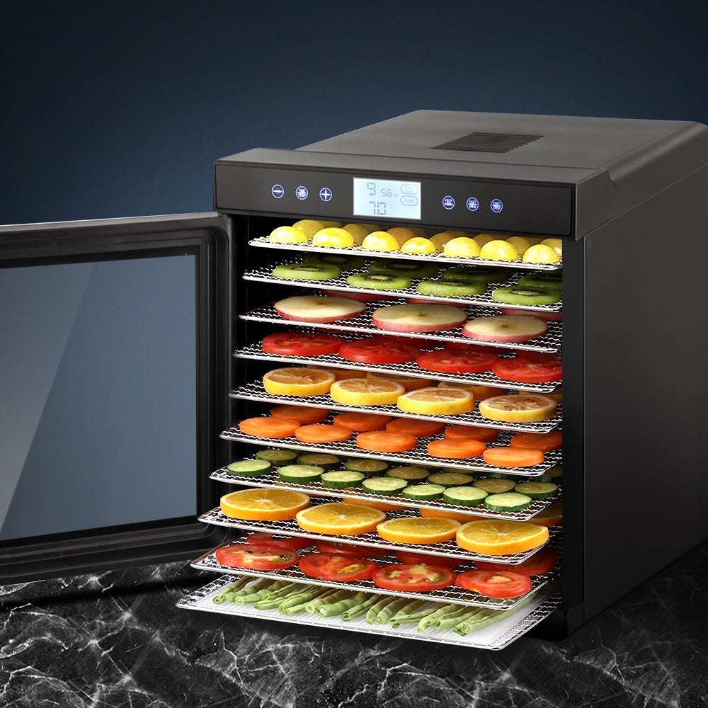Food Dehydrators: Devanti 10 Trays Food Dehydrator Stainless Steel Tray