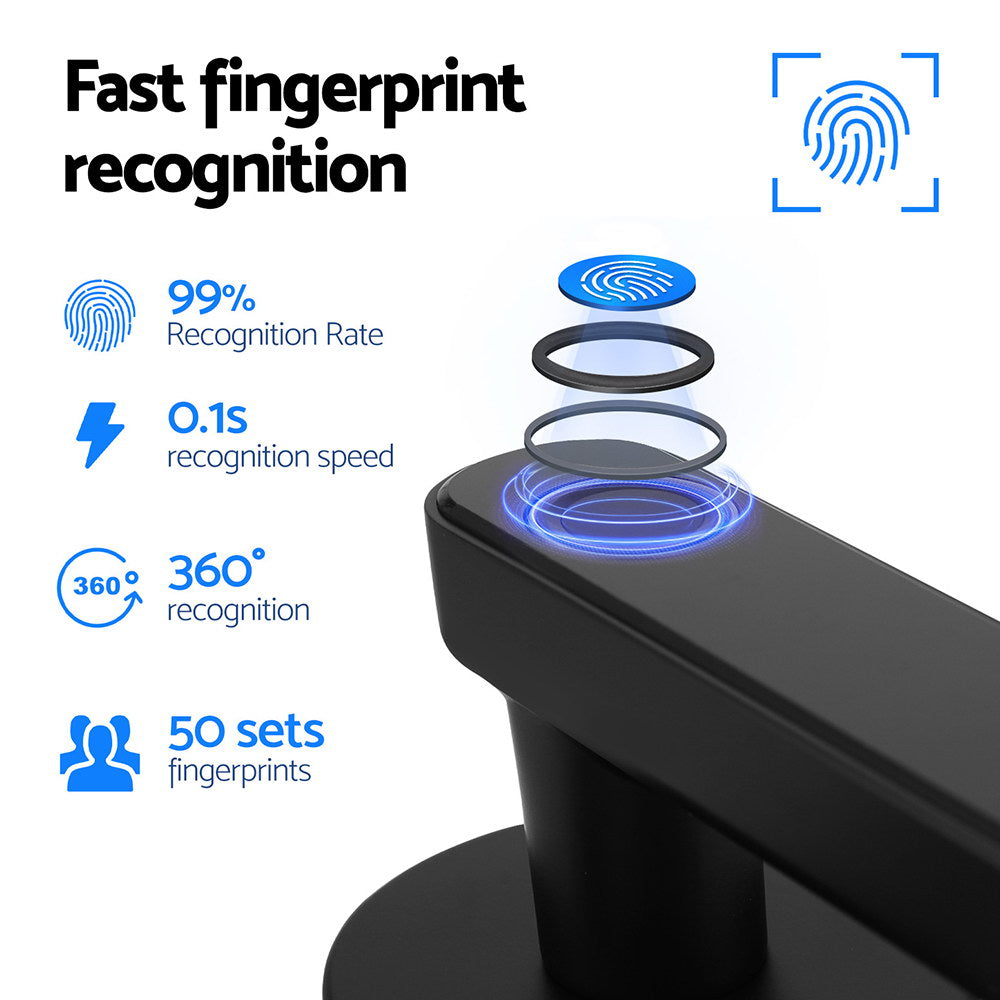 Electronic Door Locks: UL-tech Fingerprint Door Lock Smart Electronic Handle