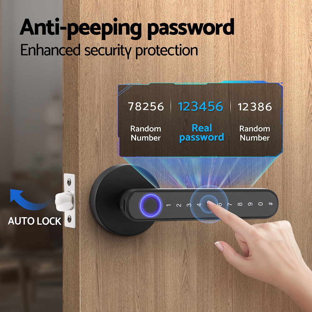 Electronic Door Locks: UL-tech Fingerprint Door Lock Smart Electronic Handle