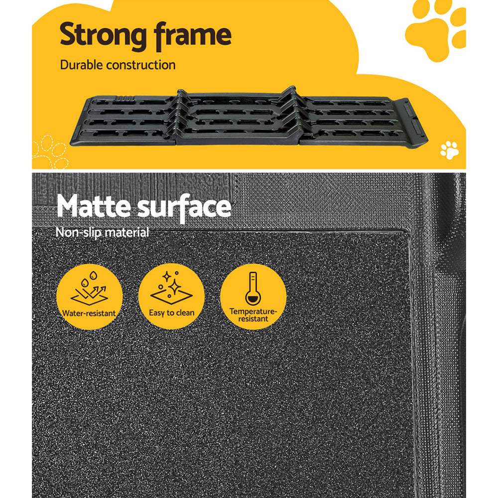 Dog Steps & Ramps: i.Pet Dog Ramp Pet Stairs Steps Car Travel SUV Ladder Foldable Portable Adjustable