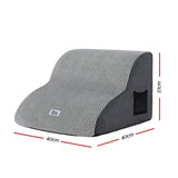 Dog Steps & Ramps: i.Pet Dog Ramp 2 Steps For Small Dogs Bed Sofa Car Foam Non-Slip Pet Cat Stairs