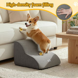 Dog Steps & Ramps: i.Pet Dog Ramp 2 Steps For Small Dogs Bed Sofa Car Foam Non-Slip Pet Cat Stairs