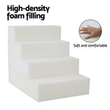 Dog Steps & Ramps: i.Pet Dog Ramp Foam Dog Cover Stairs Portable Cat Ladder For Sofa Bed 4 Steps