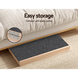 Dog Steps & Ramps: i.Pet Dog Ramp 70cm Adjustable Height Wooden Steps Stairs For Bed Sofa Car Foldable