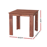 Outdoor Chairs: Gardeon Coffee Side Table Wooden Desk Outdoor Furniture Camping Garden Brown