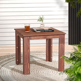 Outdoor Chairs: Gardeon Coffee Side Table Wooden Desk Outdoor Furniture Camping Garden Brown