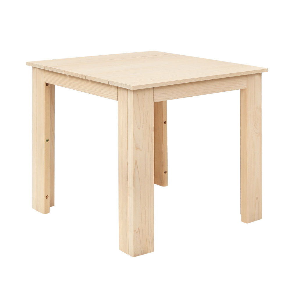 Outdoor Chairs: Gardeon Coffee Side Table Wooden Desk Outdoor Furniture Camping Garden Natural