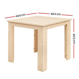 98765-Gardeon Coffee Side Table Wooden Desk Outdoor Furniture Camping Garden Natural