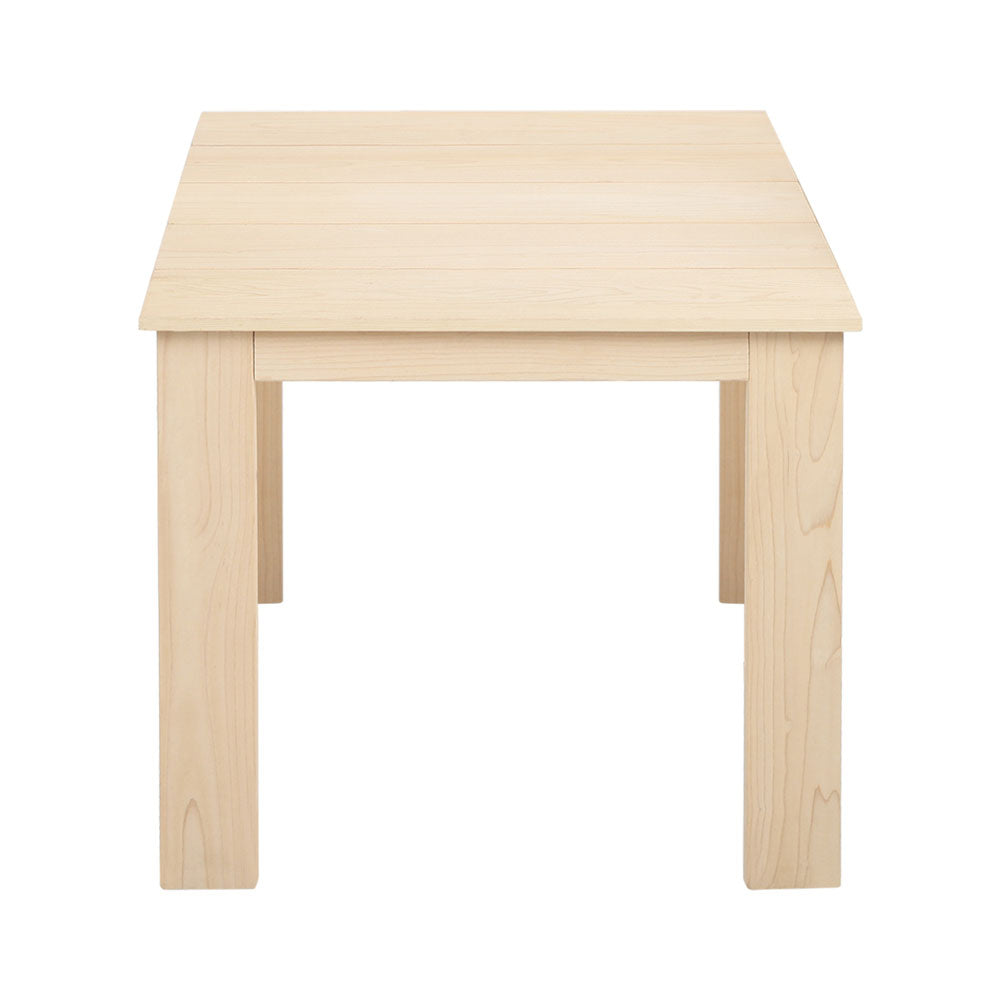 Outdoor Chairs: Gardeon Coffee Side Table Wooden Desk Outdoor Furniture Camping Garden Natural