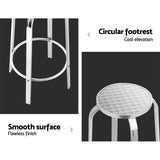 Outdoor Chairs: Gardeon 2x Outdoor Bar Stools Aluminum