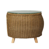 Outdoor Chairs: Gardeon Coffee Side Table Wicker Aluminium Desk Pet Bed Storage Outdoor Furniture