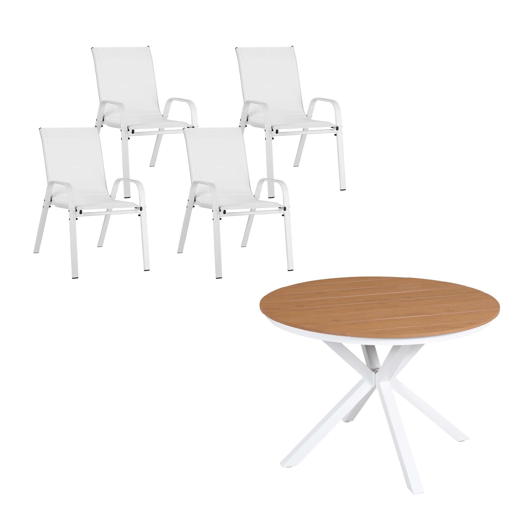 Gardeon 7PCS Outdoor Dining Set Table and Chairs Patio Garden Furniture Steel