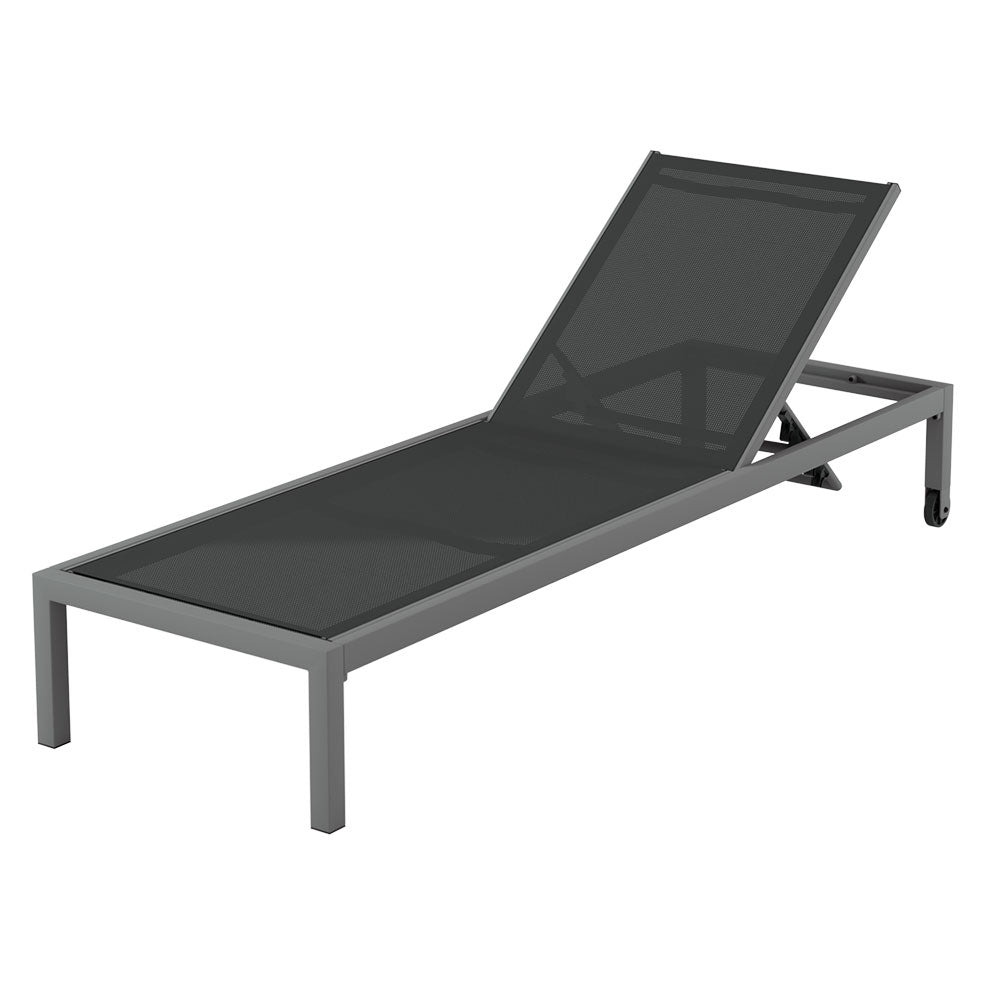 Outdoor Sofas & Lounge Sets: Gardeon Sun Lounge Outdoor Lounger Aluminium Folding Beach Chair Wheels Patio