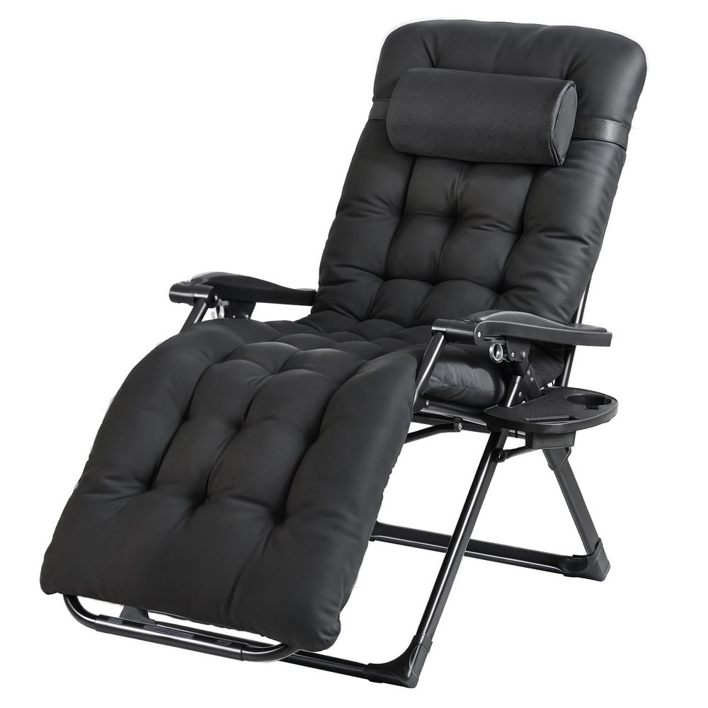 Outdoor Sofas & Lounge Sets: Gardeon Sun Lounge Lounger Folding Camping Zero Gravity Chair Outdoor Furniture