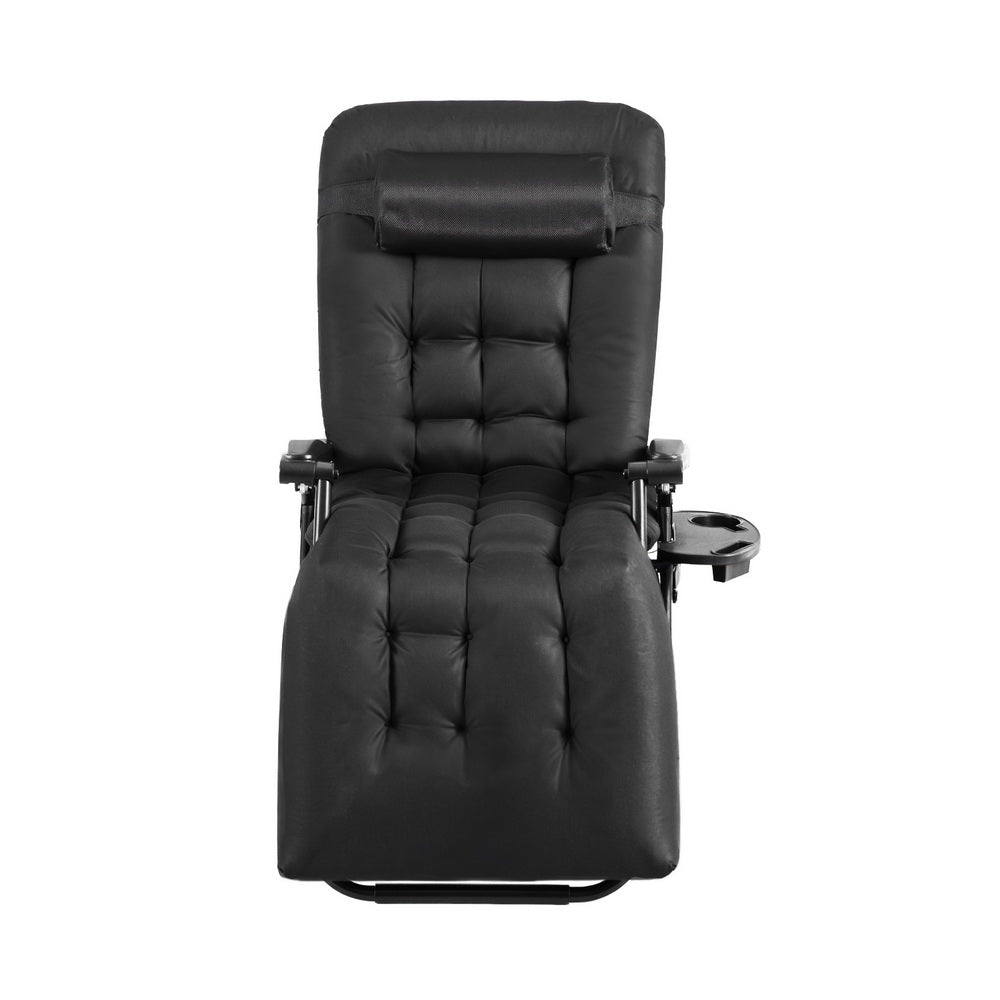 Outdoor Sofas & Lounge Sets: Gardeon Sun Lounge Lounger Folding Camping Zero Gravity Chair Outdoor Furniture
