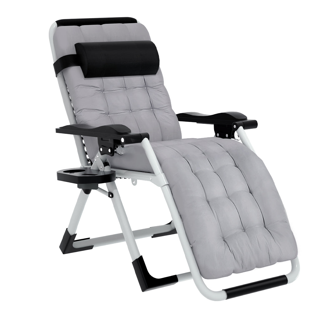 Outdoor Sofas & Lounge Sets: Gardeon Sun Lounge Folding Lounger Camping Zero Gravity Chair Outdoor Furniture