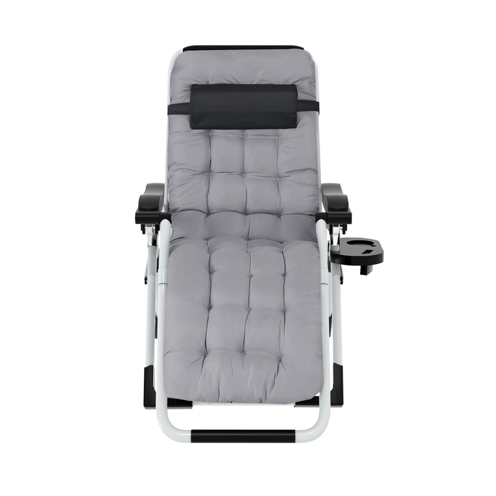 Outdoor Sofas & Lounge Sets: Gardeon Sun Lounge Folding Lounger Camping Zero Gravity Chair Outdoor Furniture