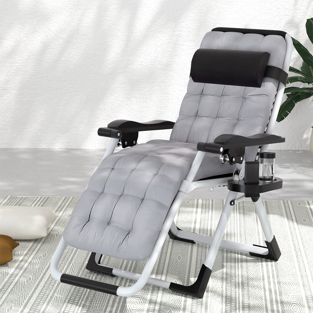 Outdoor Sofas & Lounge Sets: Gardeon Sun Lounge Folding Lounger Camping Zero Gravity Chair Outdoor Furniture