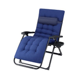 Outdoor Chairs: Gardeon Sun Lounge Lounger Folding Camping Zero Gravity Chair Outdoor Furniture XL Blue