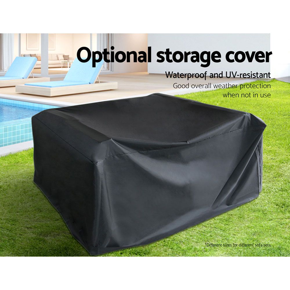 Arm Chairs & Recliners: Gardeon 13-Piece Outdoor Sofa Set Wicker Couch Lounge Setting Cover