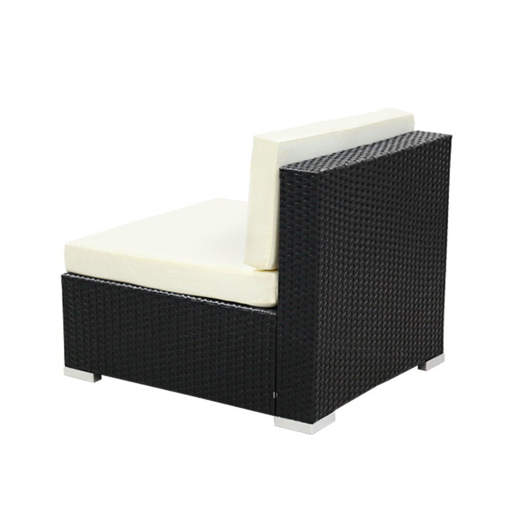 Outdoor Chairs: 2PC Gardeon Outdoor Furniture Sofa Set Wicker Rattan Garden Lounge Chair Setting