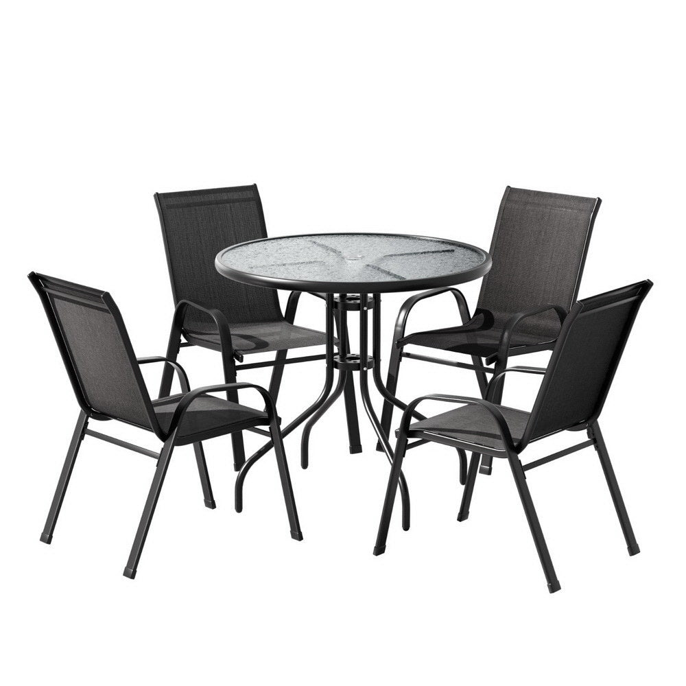 Outdoor Dining Sets: Gardeon Outdoor Dining Set Table and Chairs Patio Garden Furniture Bistro Set