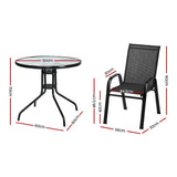 Outdoor Dining Sets: Gardeon Outdoor Dining Set Table and Chairs Patio Garden Furniture Bistro Set