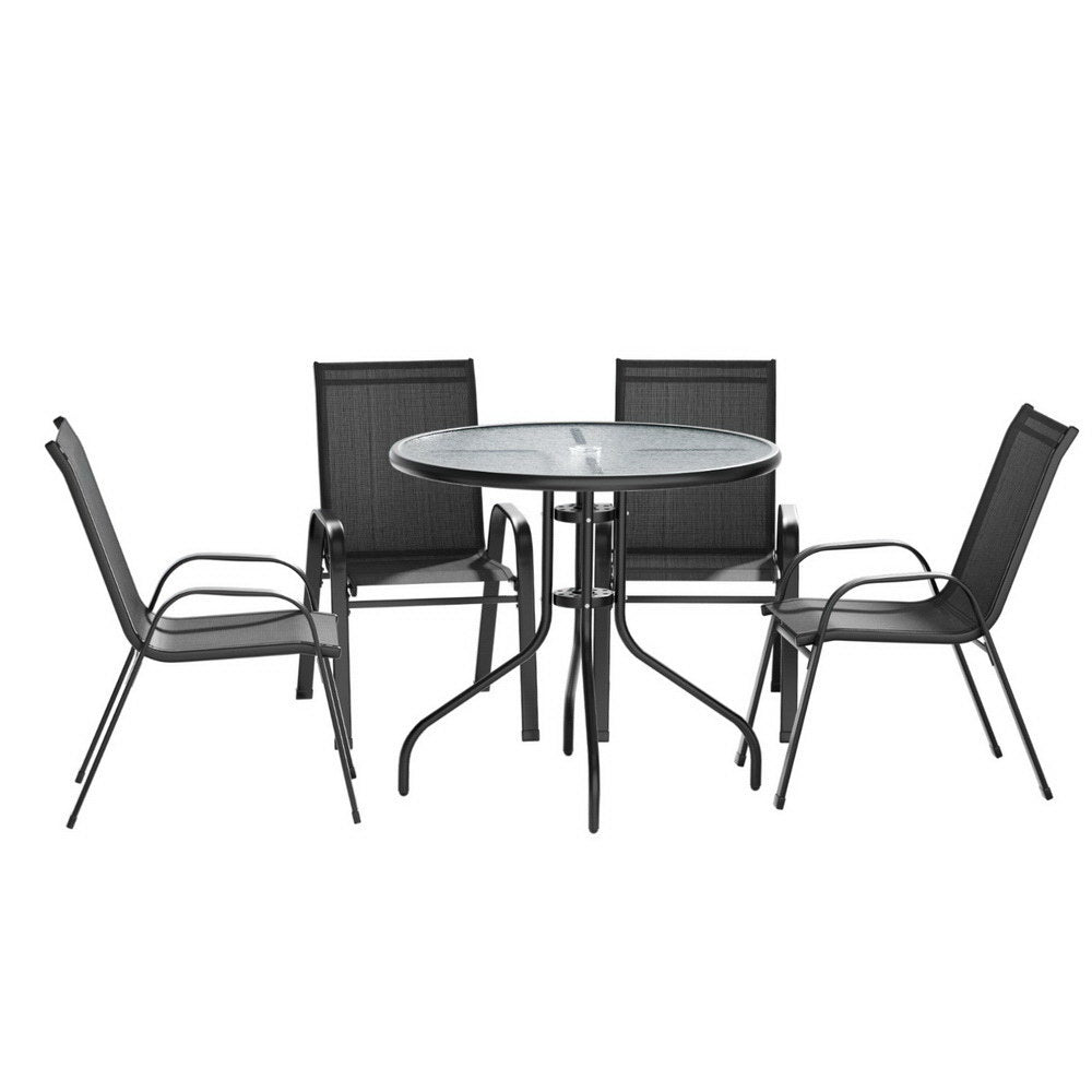 Outdoor Dining Sets: Gardeon Outdoor Dining Set Table and Chairs Patio Garden Furniture Bistro Set
