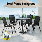 Outdoor Dining Sets: Gardeon Outdoor Dining Set Table and Chairs Patio Garden Furniture Bistro Set