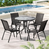 Outdoor Dining Sets: Gardeon Outdoor Dining Set Table and Chairs Patio Garden Furniture Bistro Set
