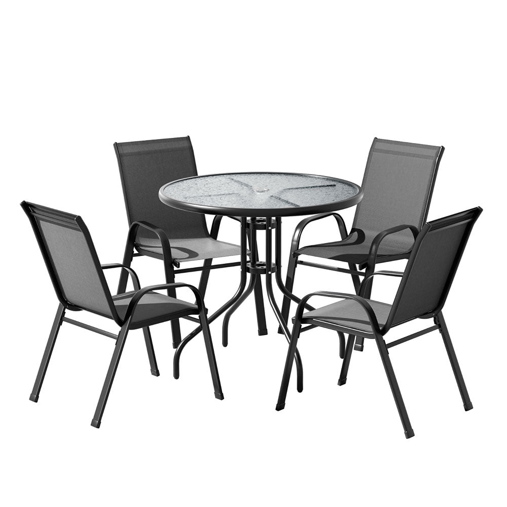 Outdoor Dining Sets: Gardeon Outdoor Dining Set Table and Chairs Patio Garden Furniture Bistro Set