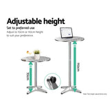 Outdoor Dining Sets: Gardeon 3-Piece Outdoor Bar Set Bistro Table Stools Adjustable Round Cafe