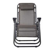 Outdoor Chairs: Gardeon 2PC Zero Gravity Chair Folding Outdoor Recliner Adjustable Sun Lounge Camping Beige