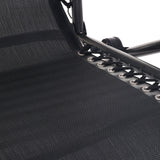Outdoor Chairs: Gardeon 2PC Zero Gravity Chair Folding Outdoor Recliner Adjustable Sun Lounge Camping Black