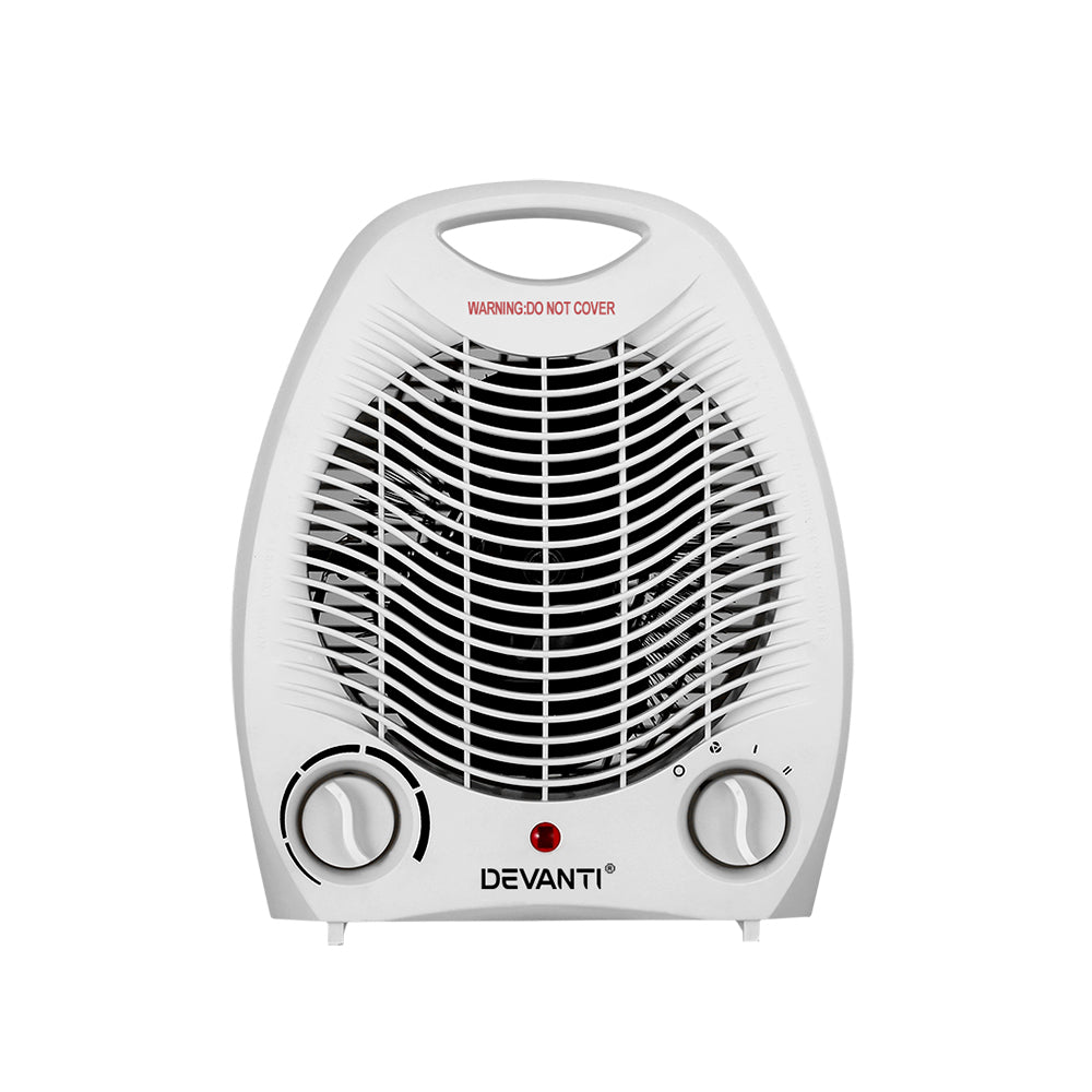 Electric Heaters: Devanti Electric Fan Heater 2000W