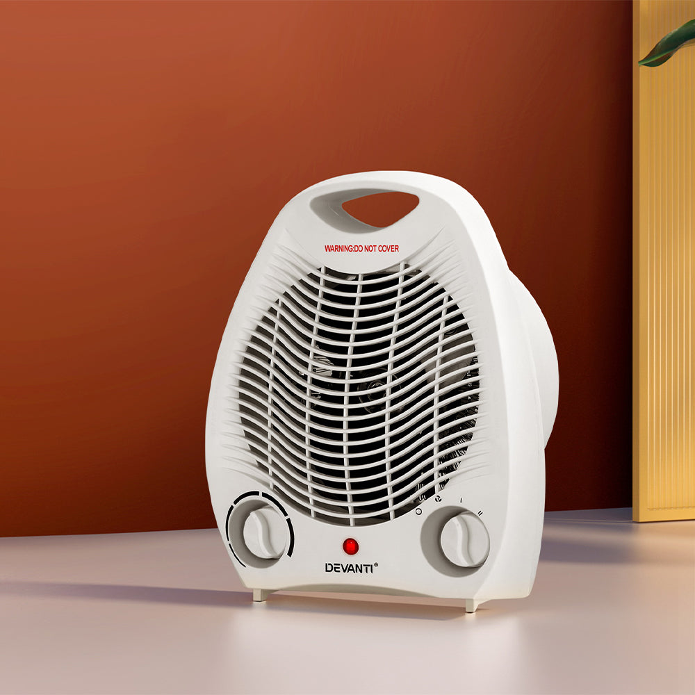 Electric Heaters: Devanti Electric Fan Heater 2000W