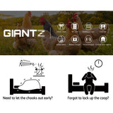 Farm Equipment: Giantz Automatic Chicken Coop Door Opener