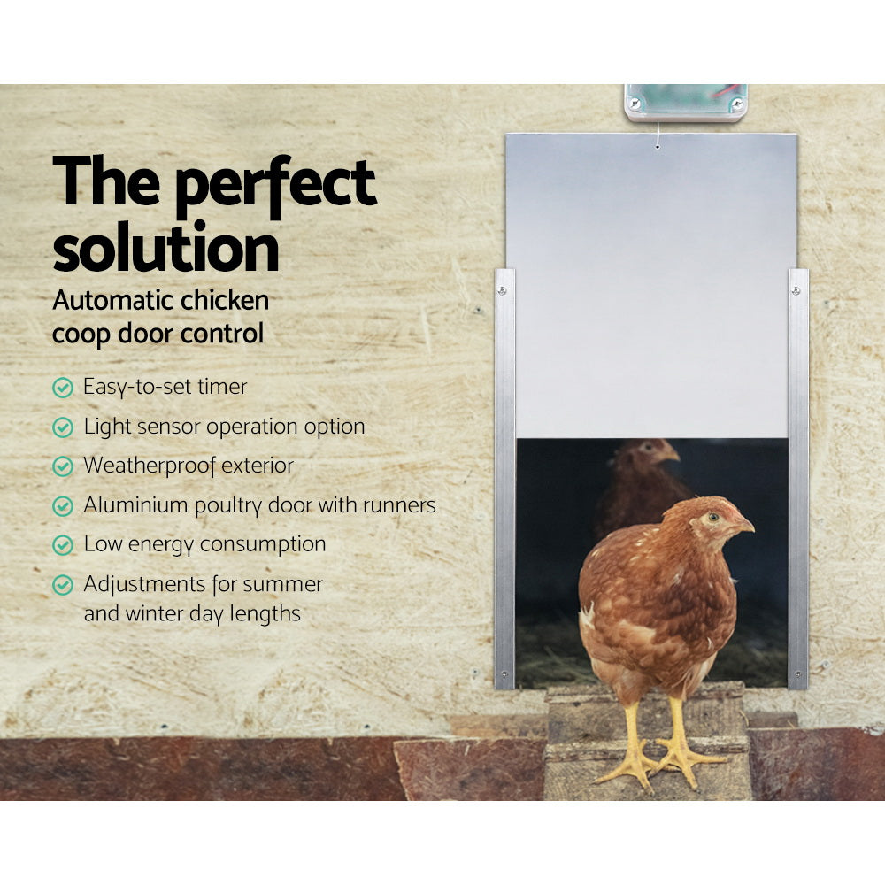 Farm Equipment: Giantz Automatic Chicken Coop Door Opener