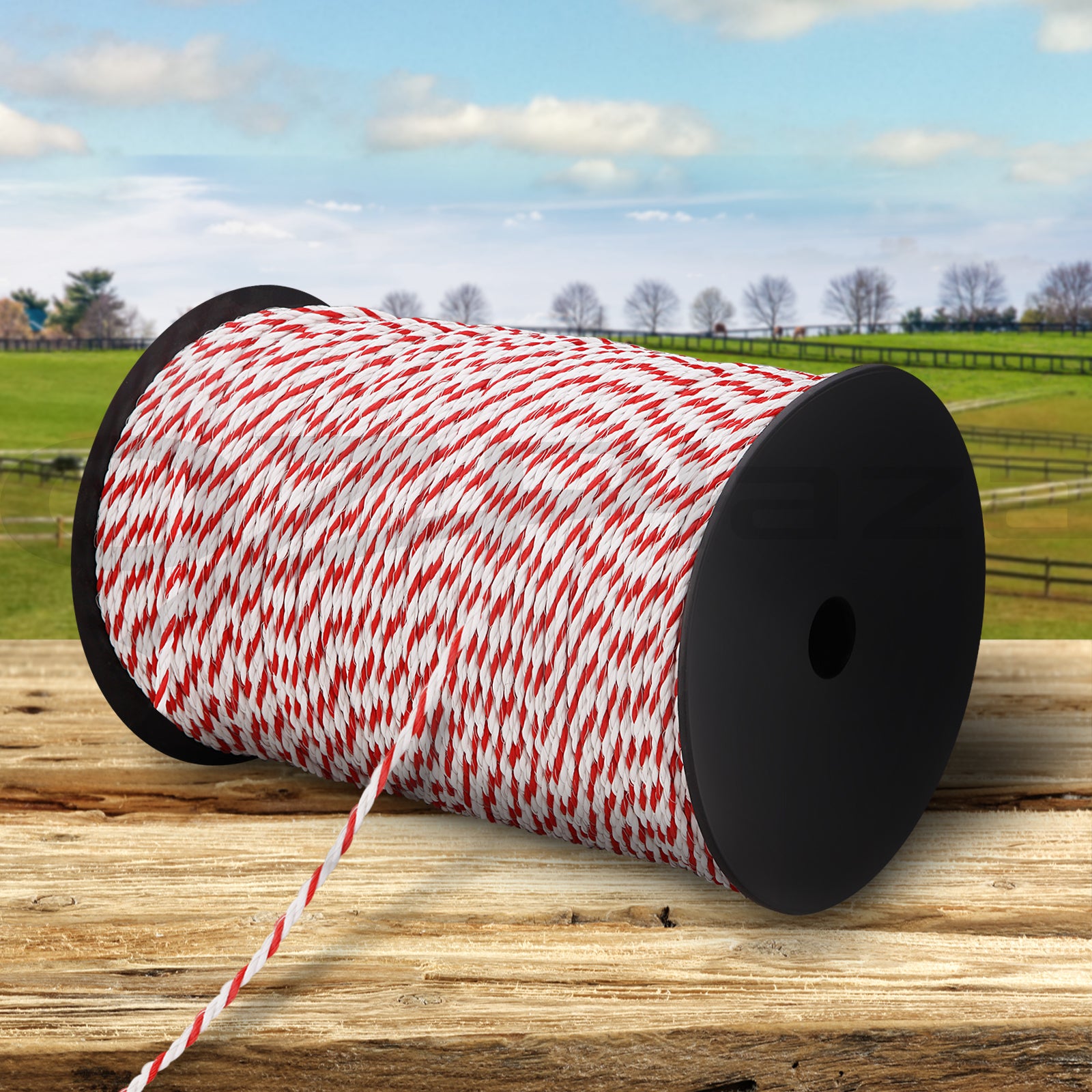 Fencing: Giantz Electric Fence Poly Rope 500M