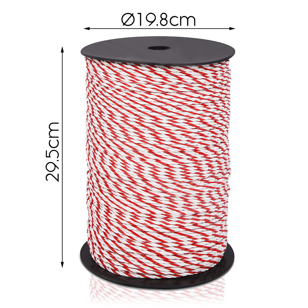 Fencing: Giantz Electric Fence Poly Rope 500M