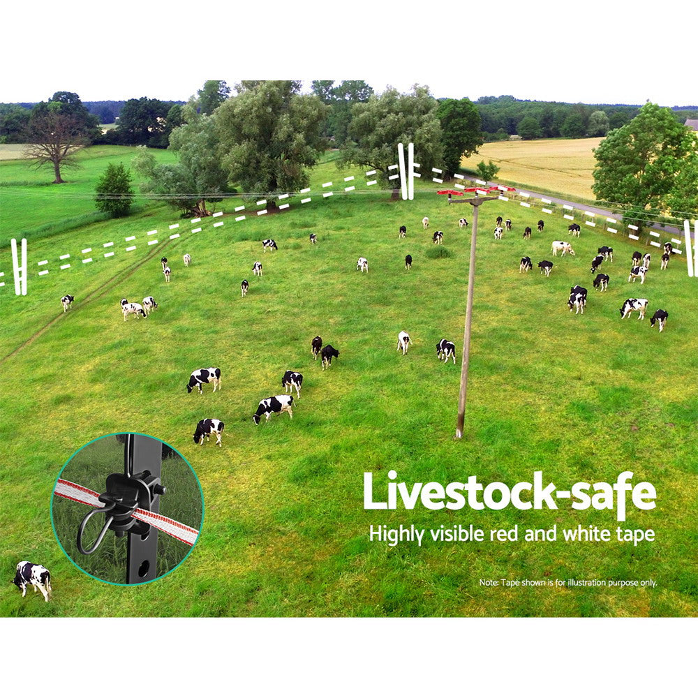 Fencing & Barriers: Giantz Electric Fence Poly Tape 1200M