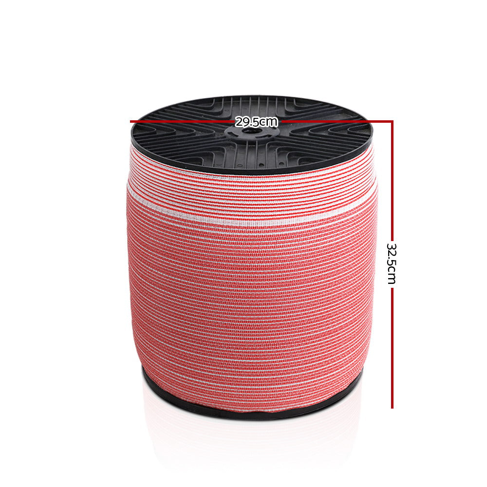 Fencing & Barriers: Giantz Electric Fence Poly Tape 2000M
