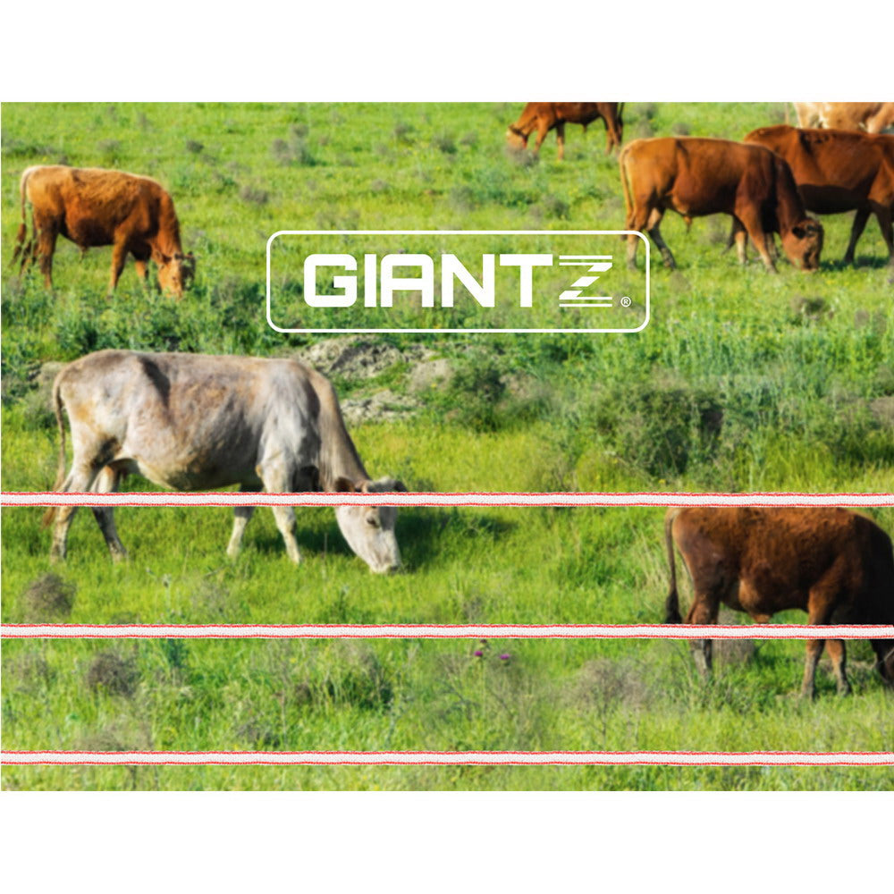 Fencing & Barriers: Giantz Electric Fence Poly Tape 2000M