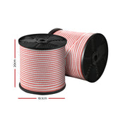 Fencing: Giantz Electric Fence Poly Tape 400M Insulator